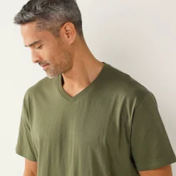 Tee-shirt col V manches courtes
