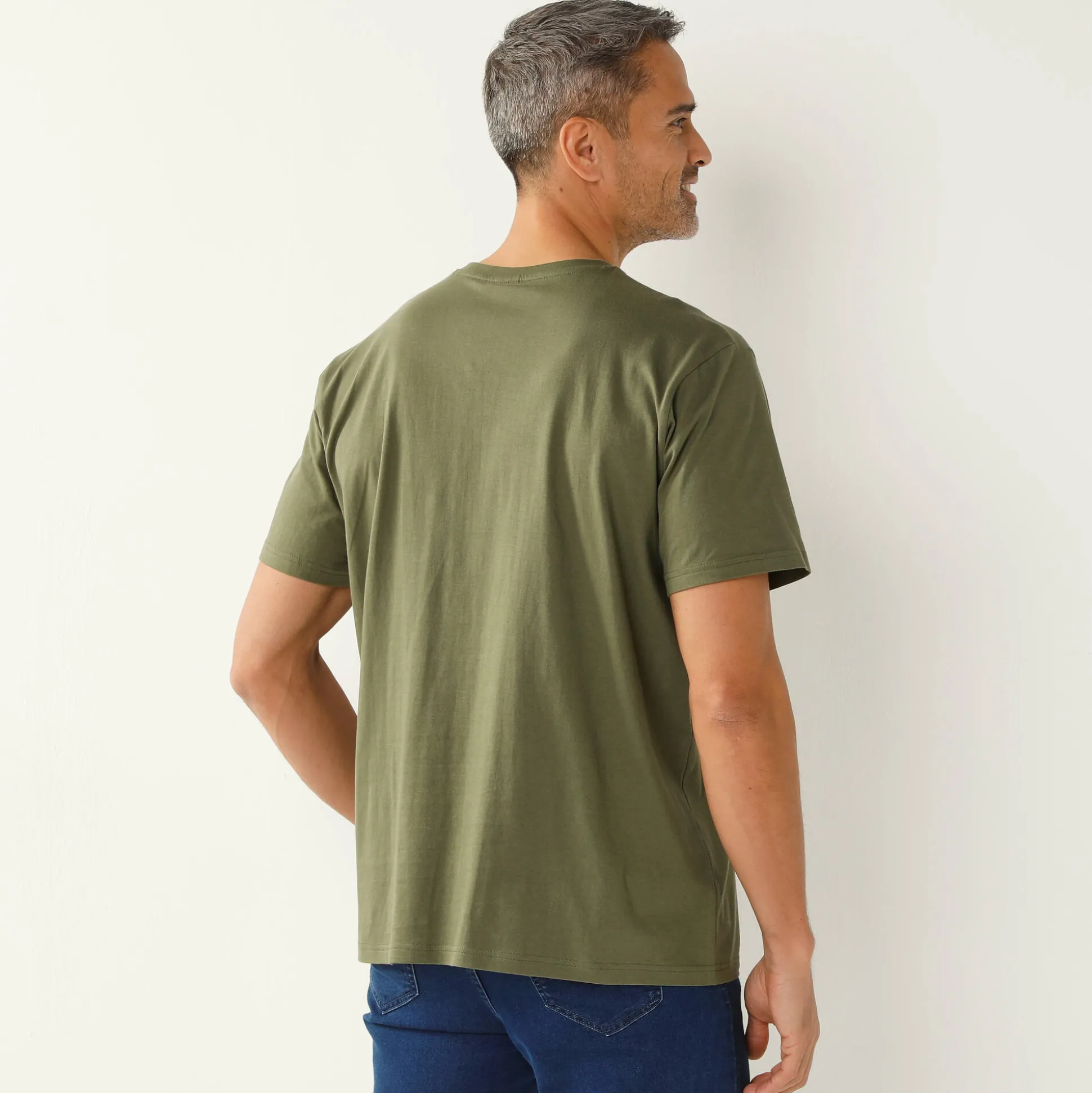 Tee-shirt col V manches courtes