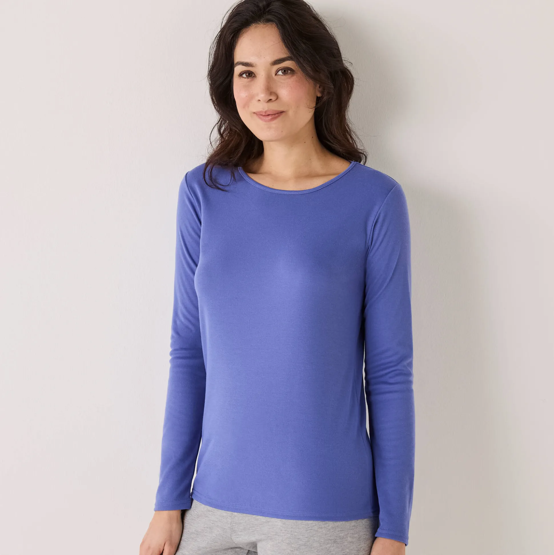 Thermisch T-shirt met ronde hals - lange mouwen
