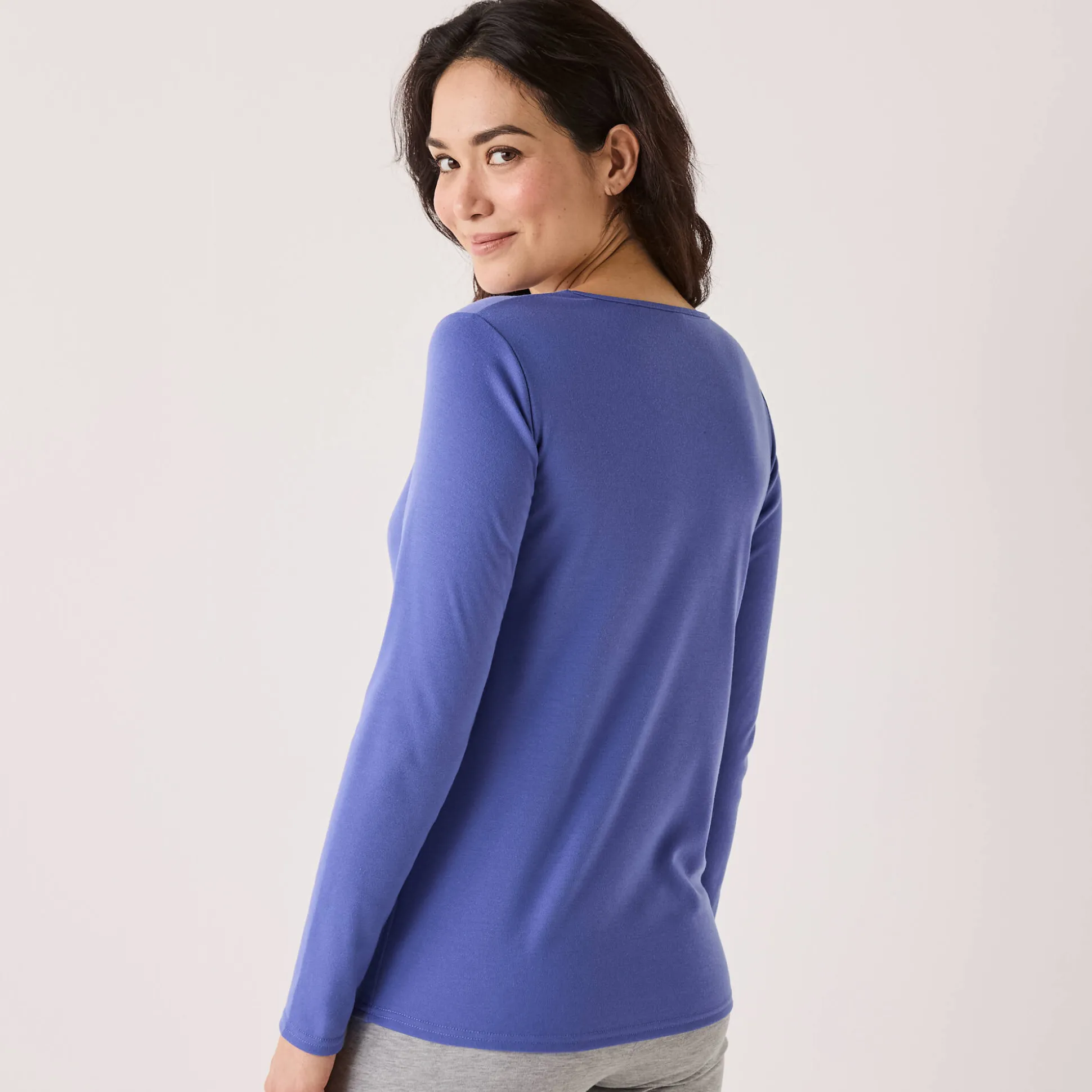 Thermisch T-shirt met ronde hals - lange mouwen