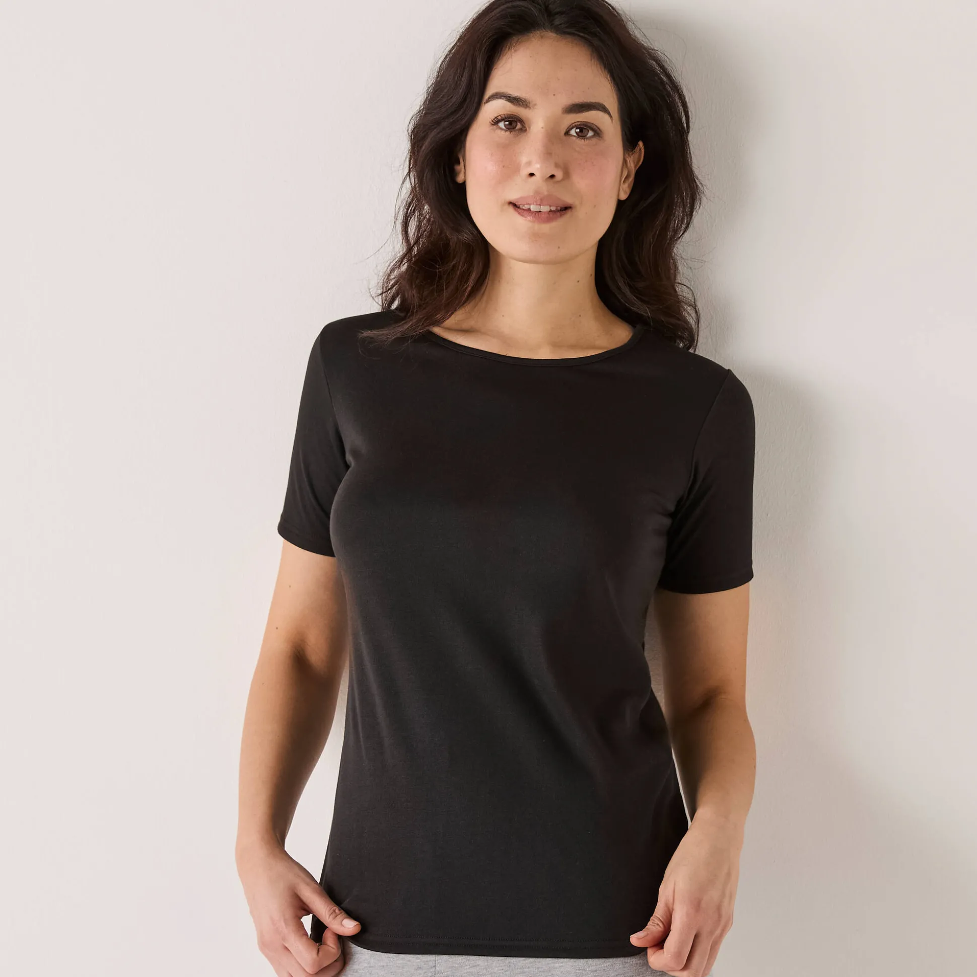 Thermisch T-shirt met ronde hals - korte mouwen