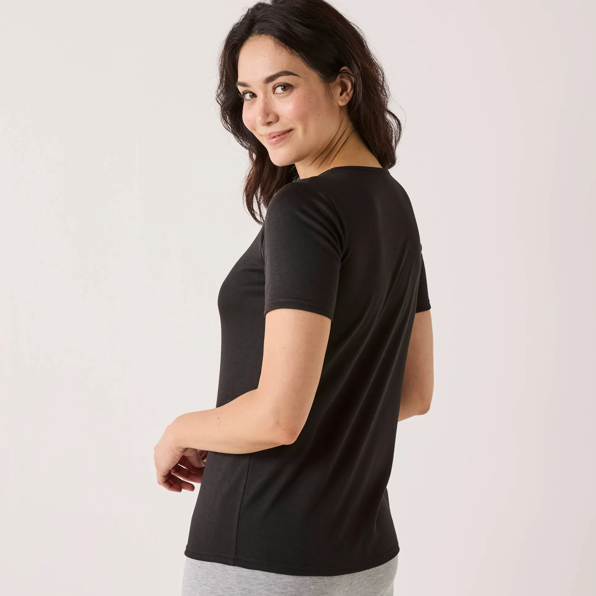 Thermisch T-shirt met ronde hals - korte mouwen