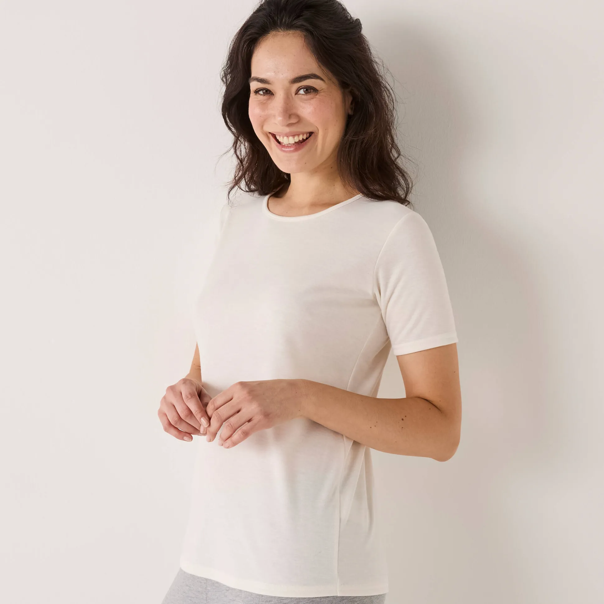 Thermisch T-shirt met ronde hals - korte mouwen