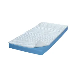 Topdekmatras in latex, steun voor 5 zones