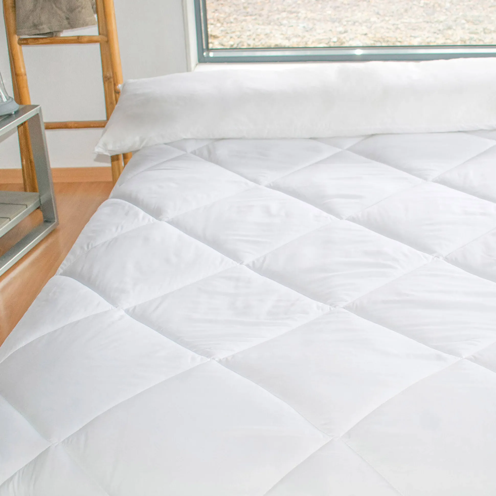 Topdekmatras Luxe Royal, tijk in katoensatijn