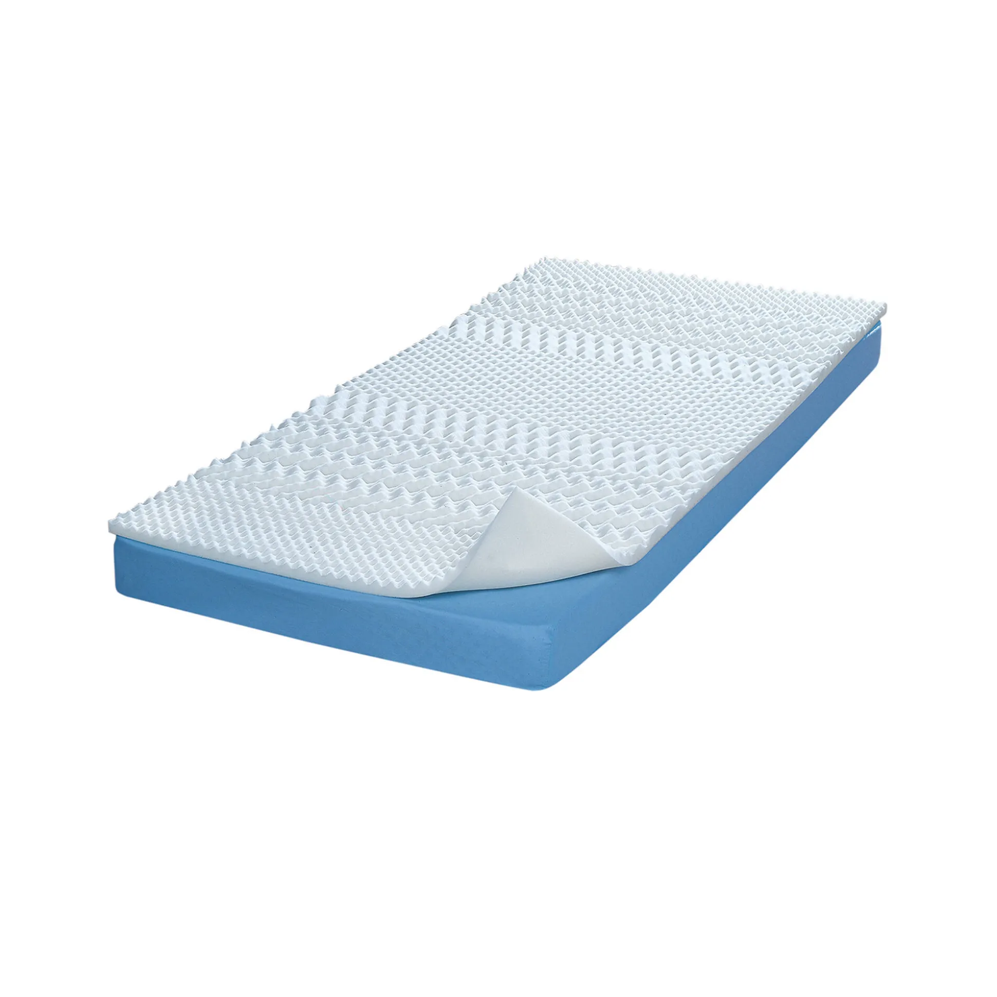 Topdekmatras met steun voor 5 zones