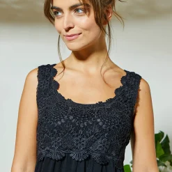 Topje met macramé