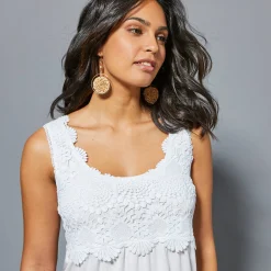 Topje met macramé