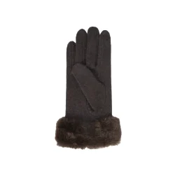 Touchscreen handschoenen met nepbont