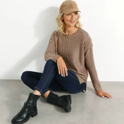 Trui in fantasietricot