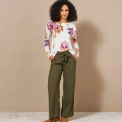 Trui met bloemenprint