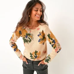 Trui met bloemenprint
