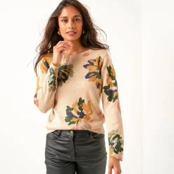 Trui met bloemenprint