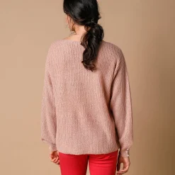 Trui met boothals, patenttricot met zachte touch
