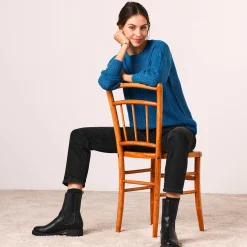 Trui met kabelmotieven - patenttricot