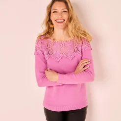Trui met macramé