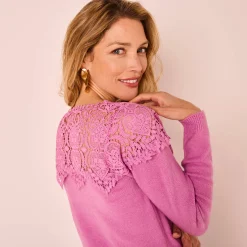 Trui met macramé
