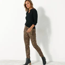 Trui met polokraag, ribtricot