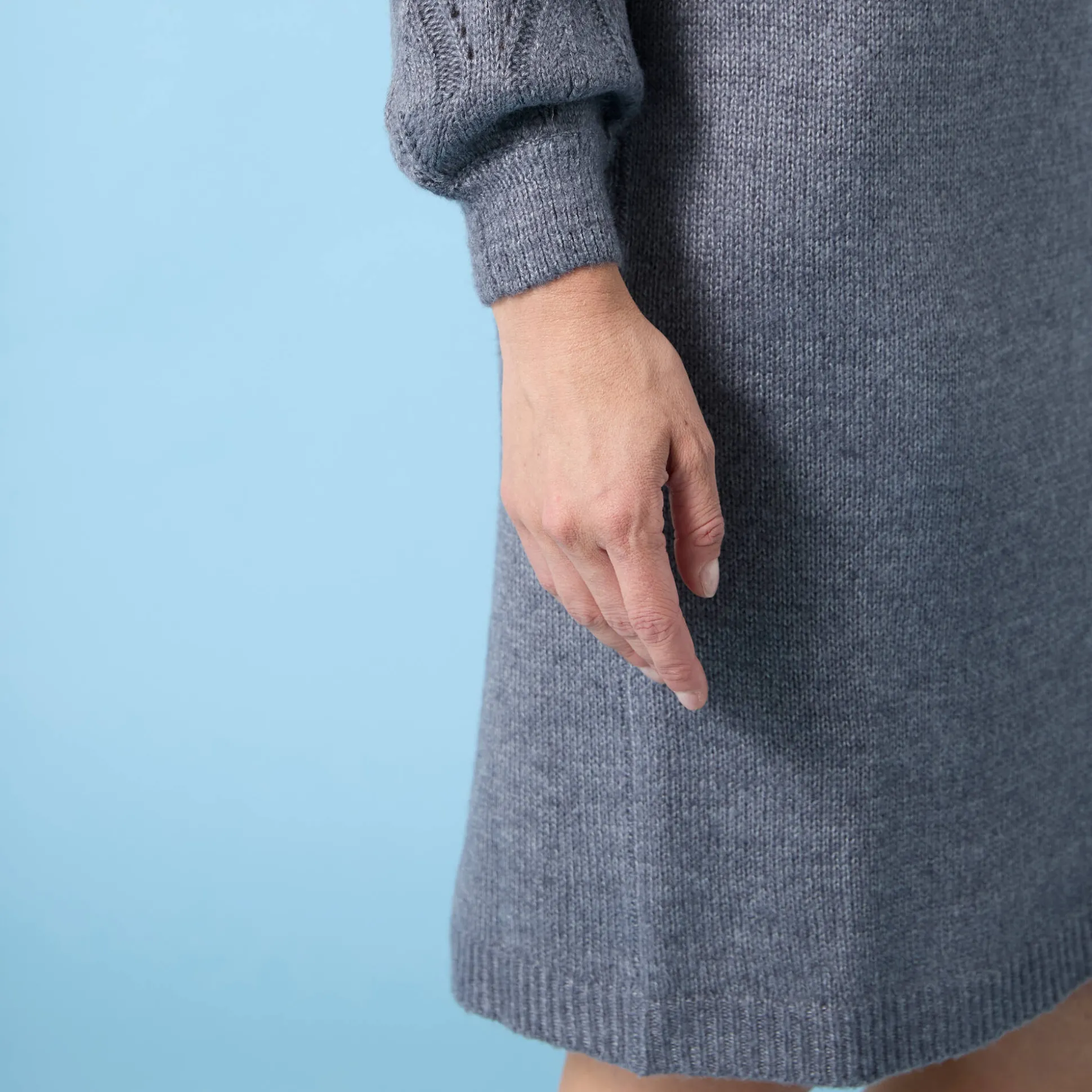 Trui Special Petites, fantasiebreisel met zachte touch