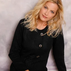 Trui-jurk met knoopsluiting