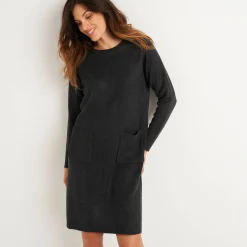 Trui-jurk met zakken