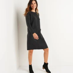 Trui-jurk met zakken