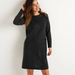 Trui-jurk met zakken