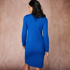 Trui-jurk met zakken