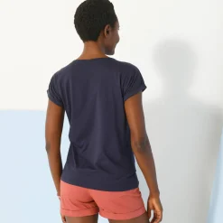 T-shirt in fifties model met arty print, jerseytricot