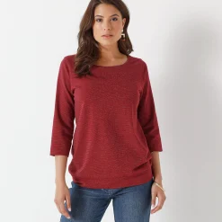 T-shirt in glanstricot