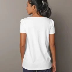 T-shirt met geplaatste landelijke print - korte mouwen