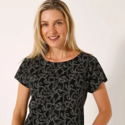 T-shirt met korte mouwen, bedrukt