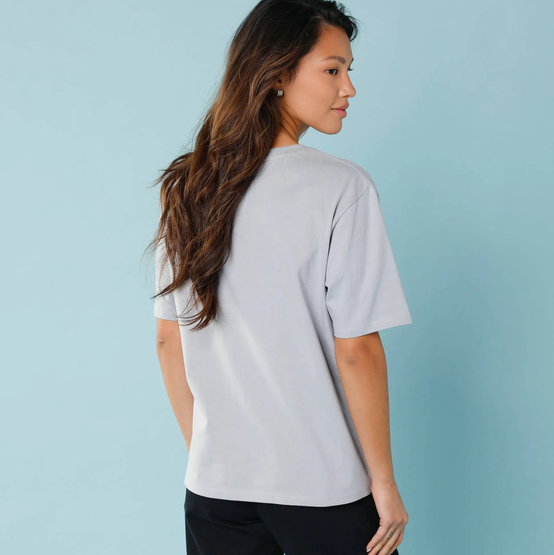 T-shirt met korte mouwen en geplaatste print, kleine lengtes