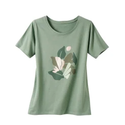 T-shirt met korte mouwen en geplaatste print