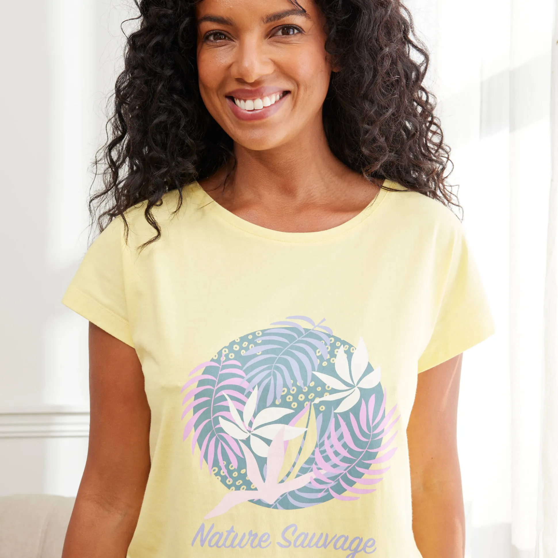 T-shirt met korte mouwen "Nature Sauvage"