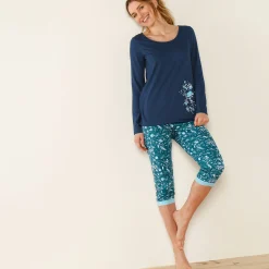 T-shirt met lange mouwen - marine