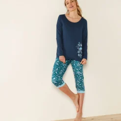 T-shirt met lange mouwen - marine