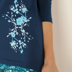 T-shirt met lange mouwen - marine