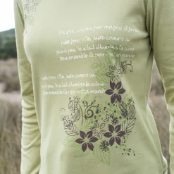 T-shirt met lange mouwen en bloemenprint