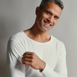 T-shirt met lange mouwen en lang rugpand - herenondergoed, set van 2