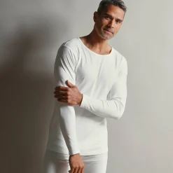 T-shirt met lange mouwen en lang rugpand - herenondergoed, set van 2