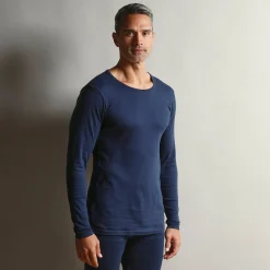 T-shirt met lange mouwen en lang rugpand - herenondergoed, set van 2