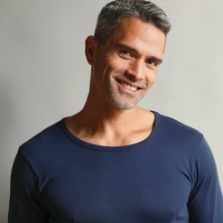 T-shirt met lange mouwen en lang rugpand - herenondergoed, set van 2