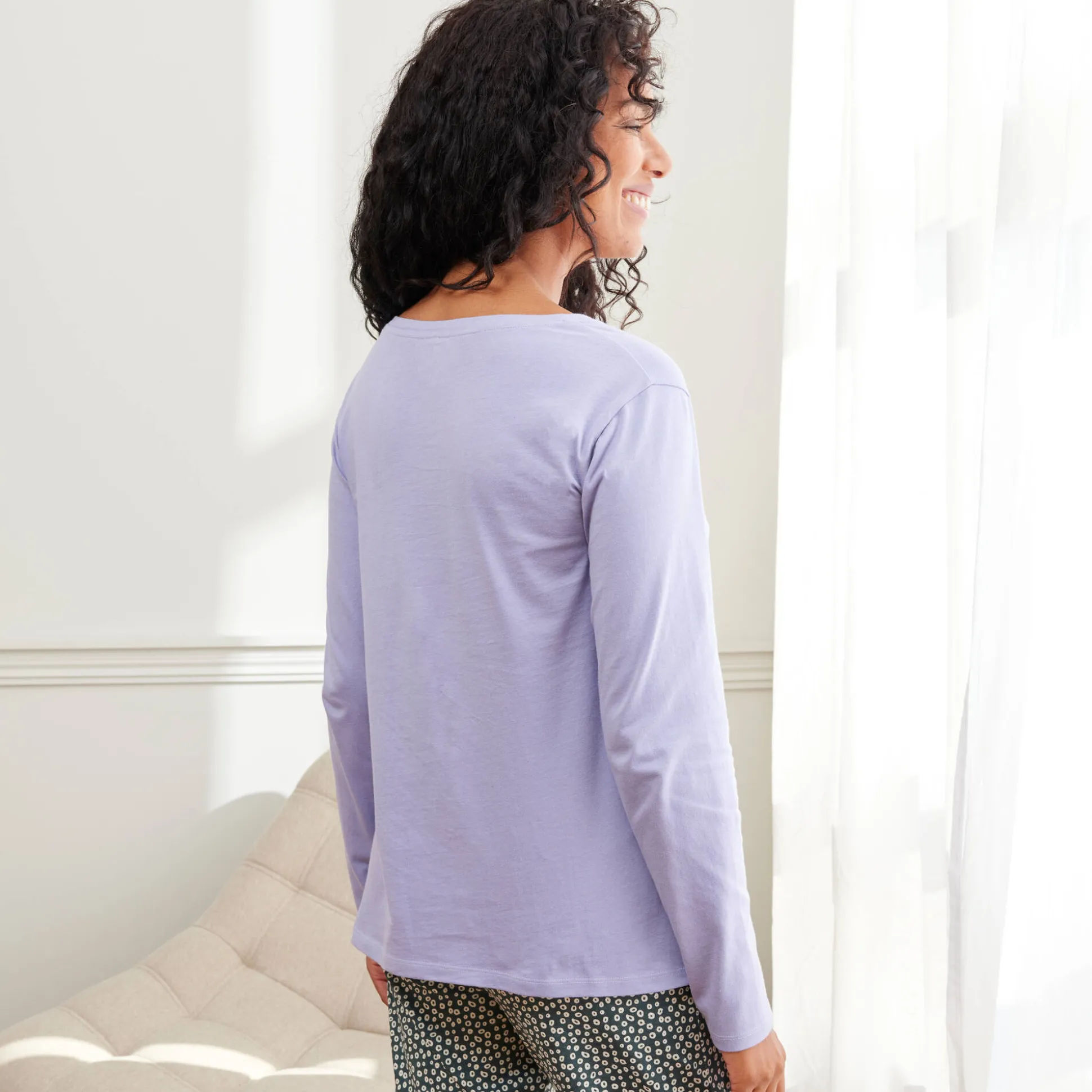 T-shirt met lange mouwen "Nature Sauvage"