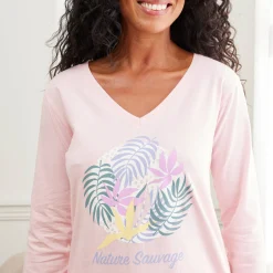 T-shirt met lange mouwen 