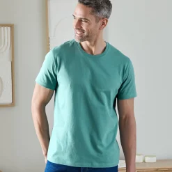 T-shirt met ronde hals en korte mouwen