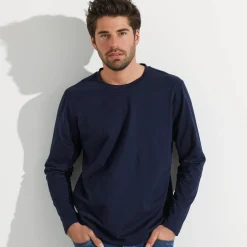 T-shirt met ronde hals en lange mouwen - set van 3
