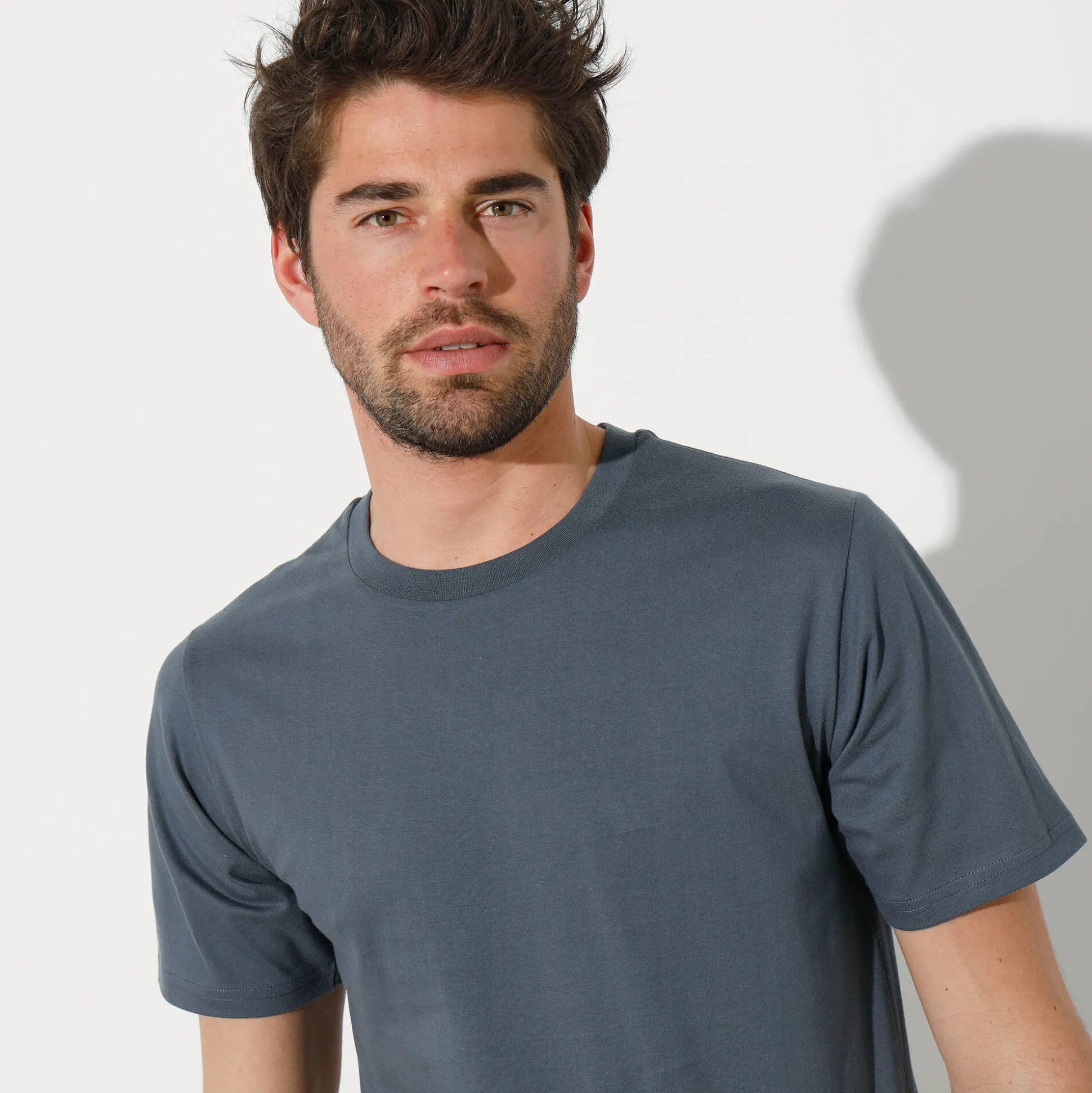 T-shirt met ronde hals en korte mouwen - set van 3