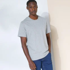 T-shirt met ronde hals en korte mouwen