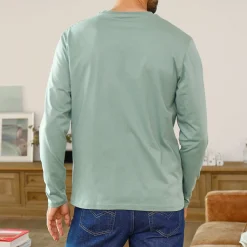 T-shirt met ronde hals en lange mouwen - set van 3